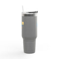 40oz Insulated Travel Mug – Police ICE Shield Graphic