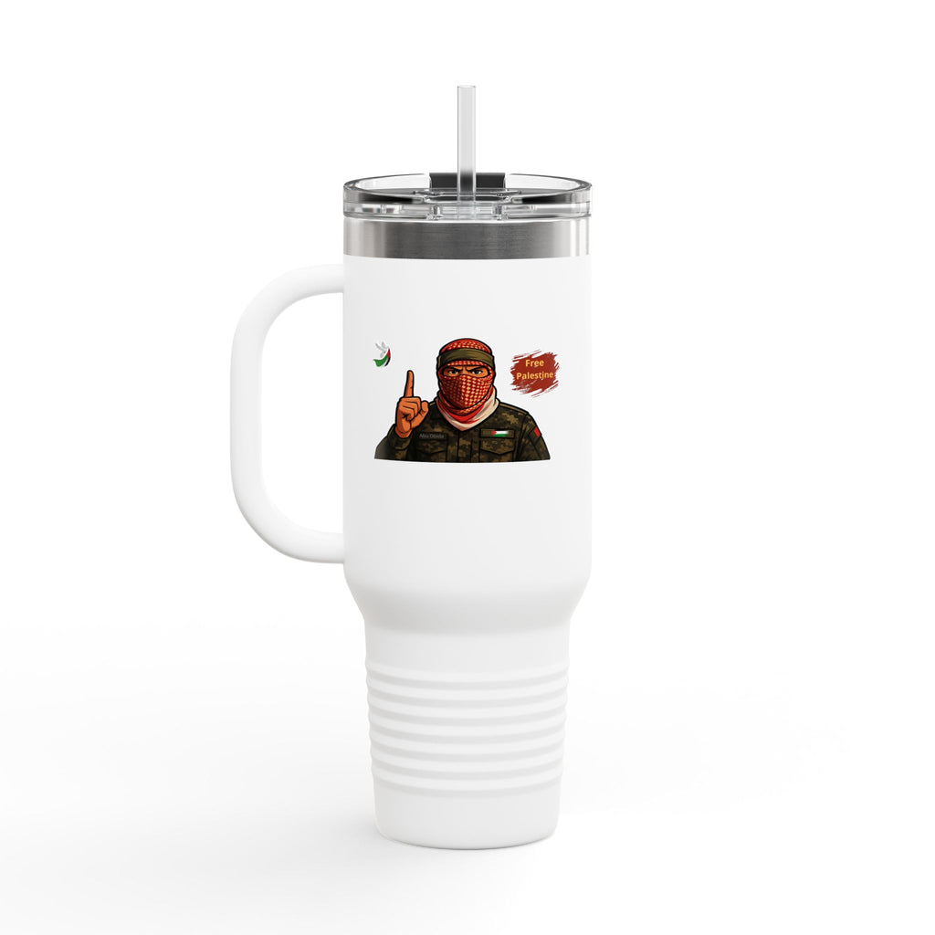 40oz Insulated Travel Mug – Free Palatine