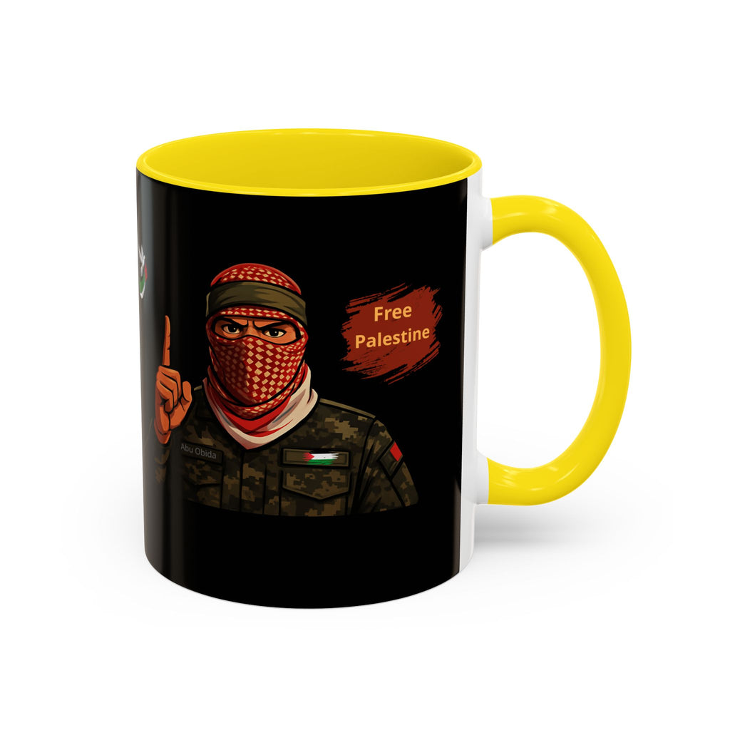Free Palestine Illustration Mug | Accent Coffee Mug