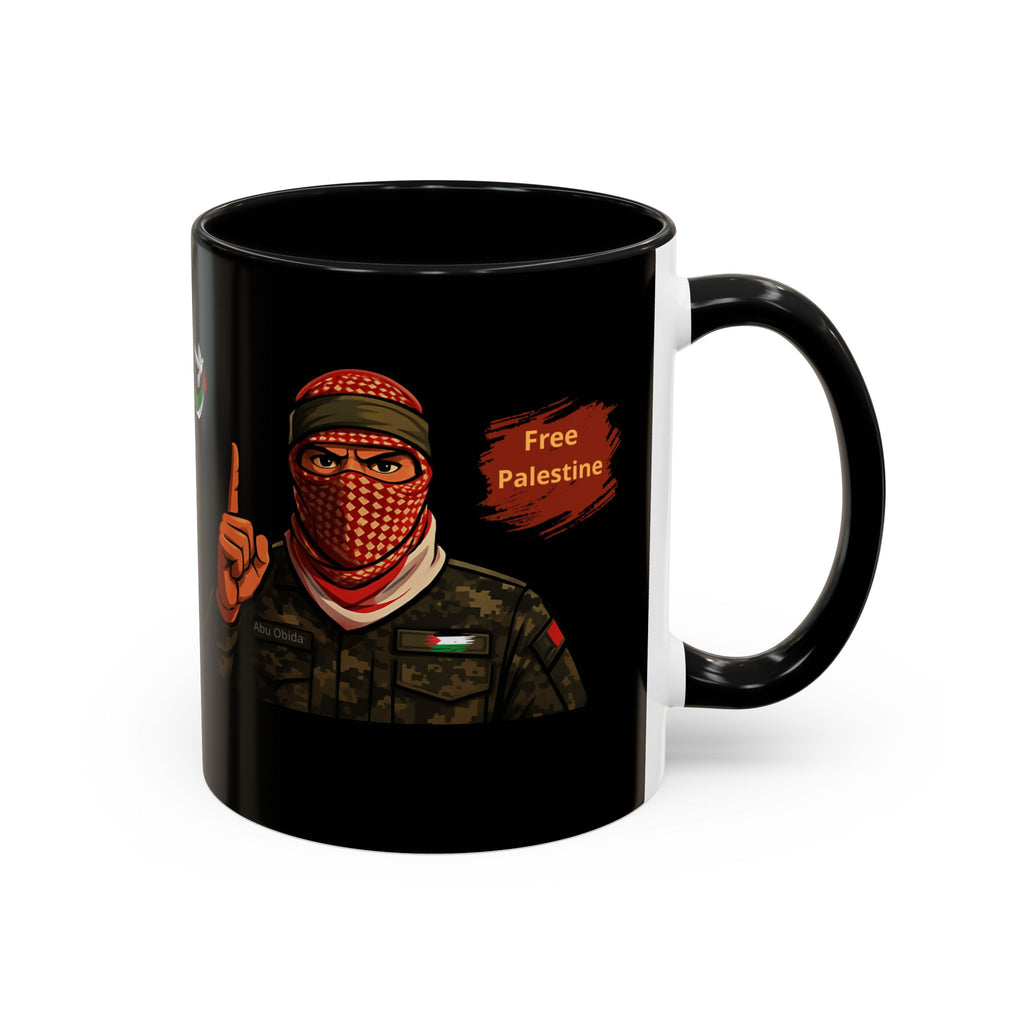 Free Palestine Illustration Mug | Accent Coffee Mug