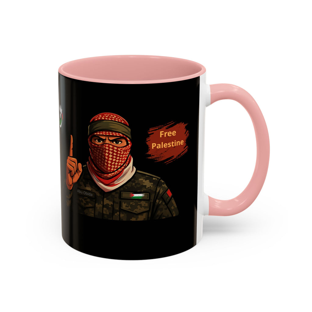 Free Palestine Illustration Mug | Accent Coffee Mug
