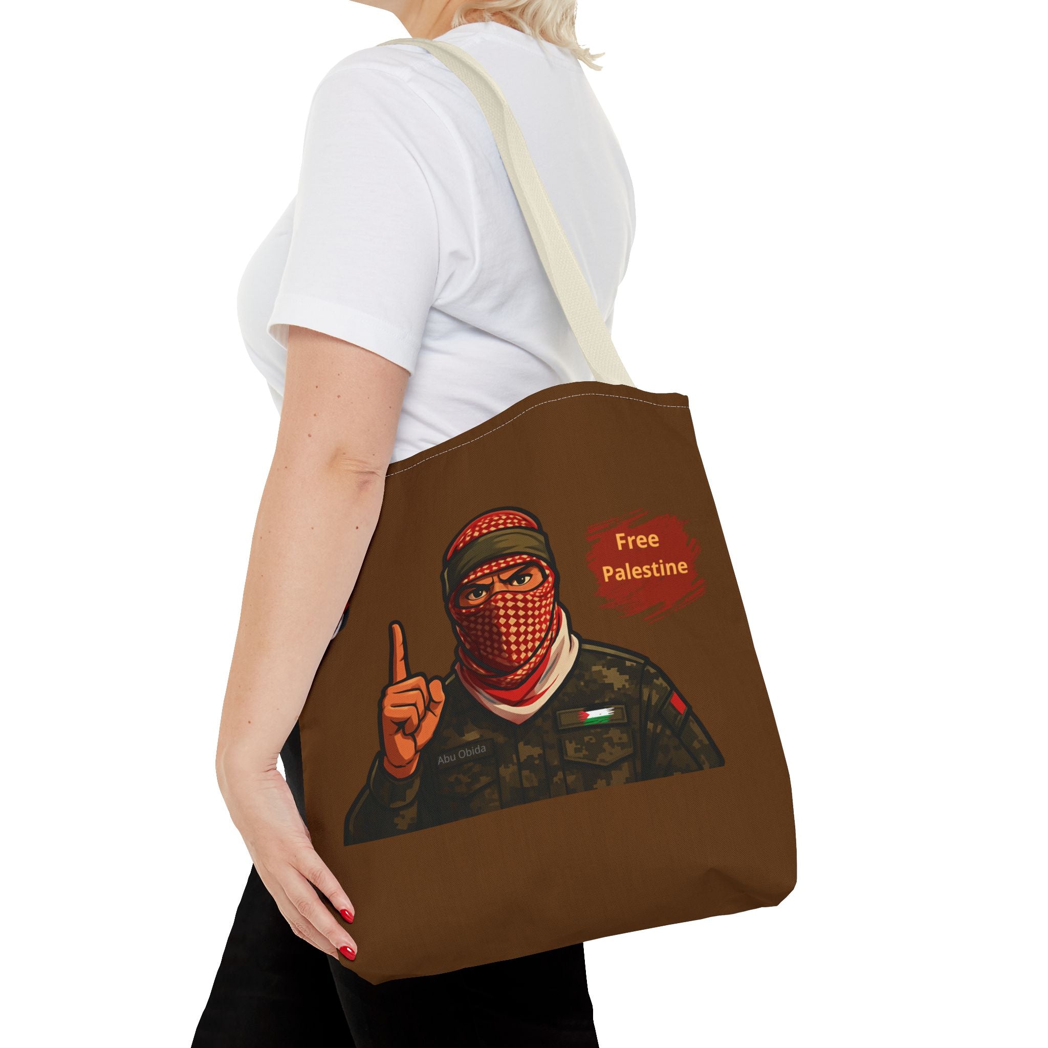 Free Palestine illustration Tote Bag | Political solidarity design