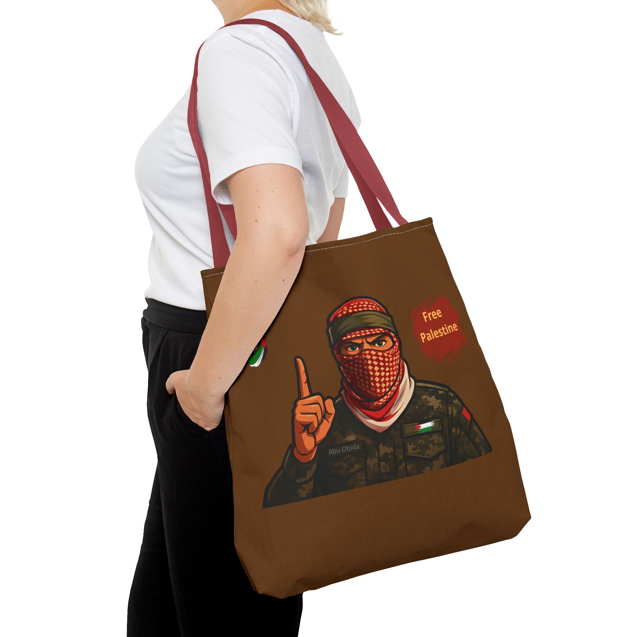 Free Palestine illustration Tote Bag | Political solidarity design