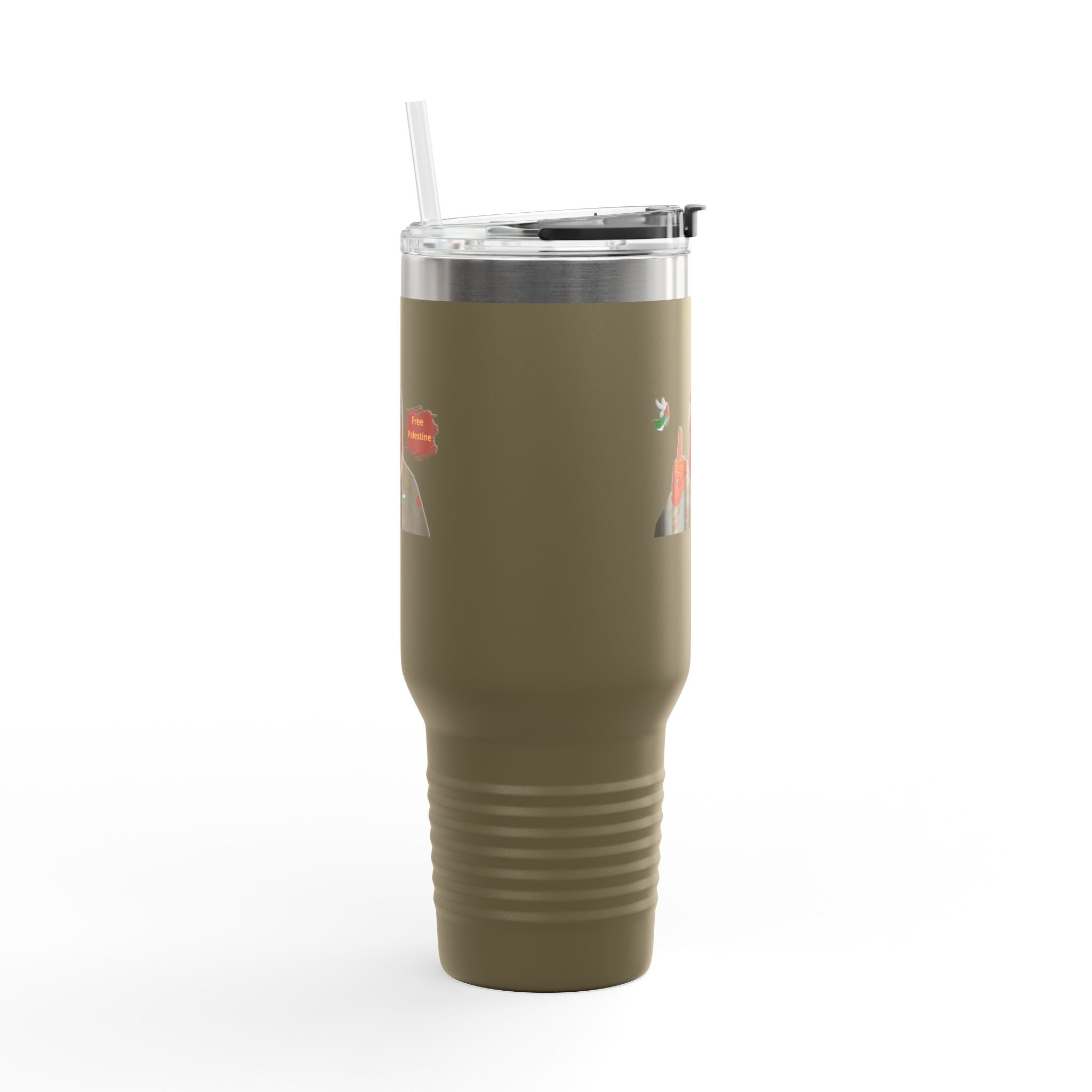 40oz Insulated Travel Mug – Free Palatine
