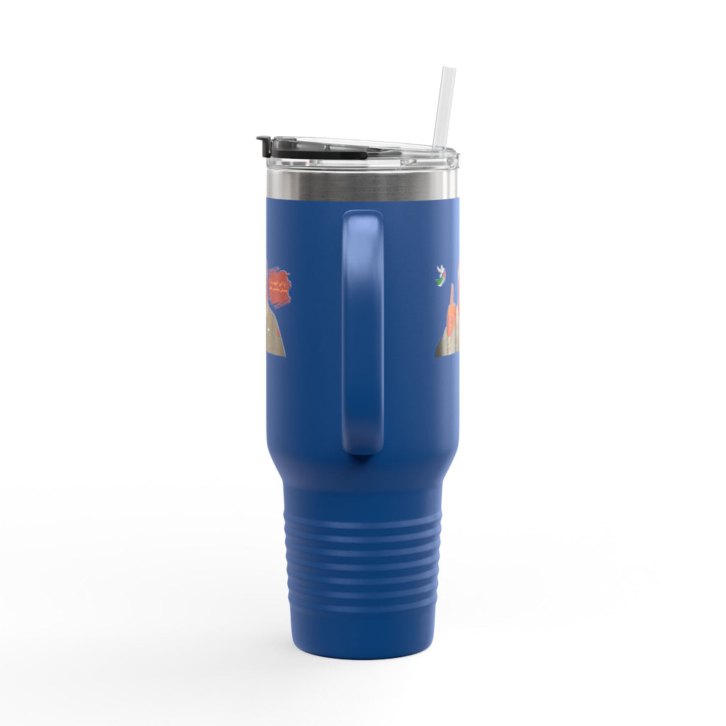 40oz Insulated Travel Mug – Free Palatine (Arabic)