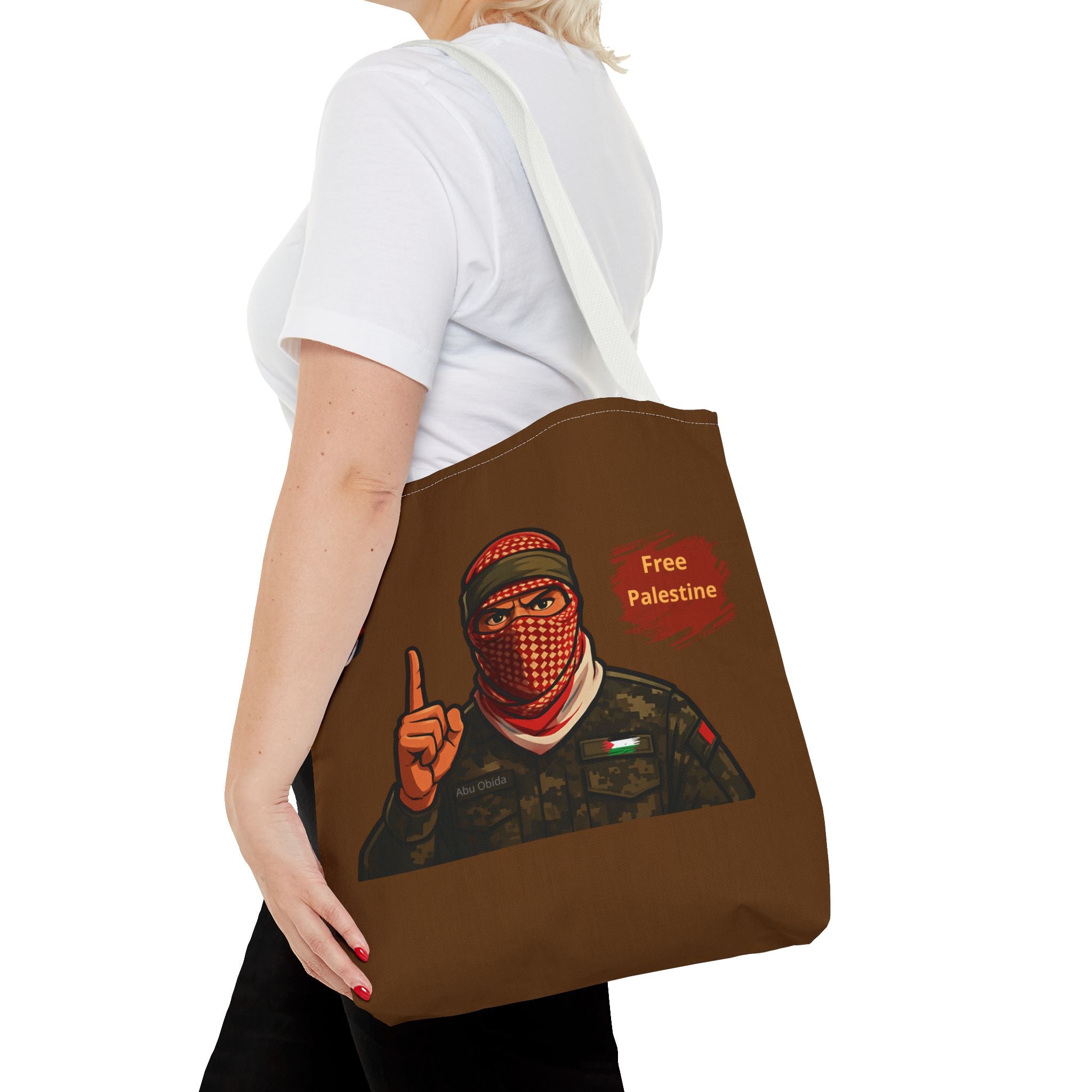 Free Palestine illustration Tote Bag | Political solidarity design
